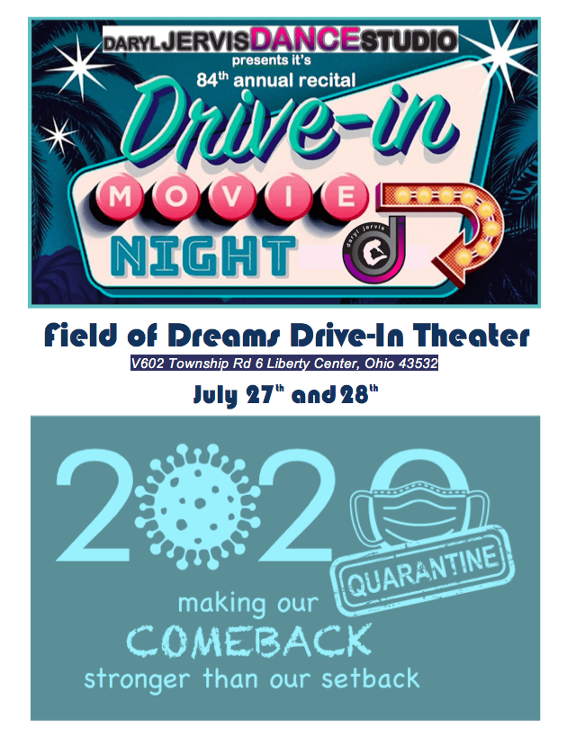 Recital at the Drive-In July 27th and 28th