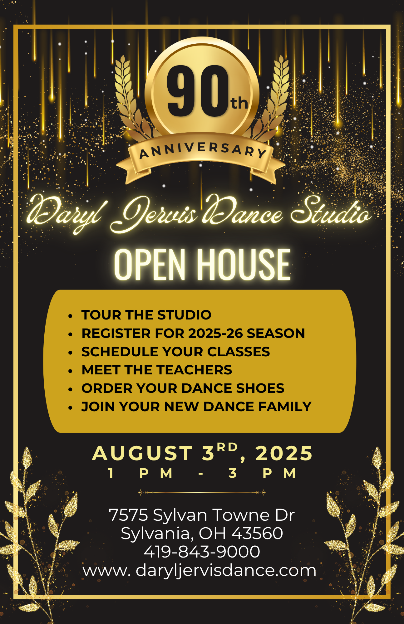 OPEN HOUSE – Sunday, August 3rd